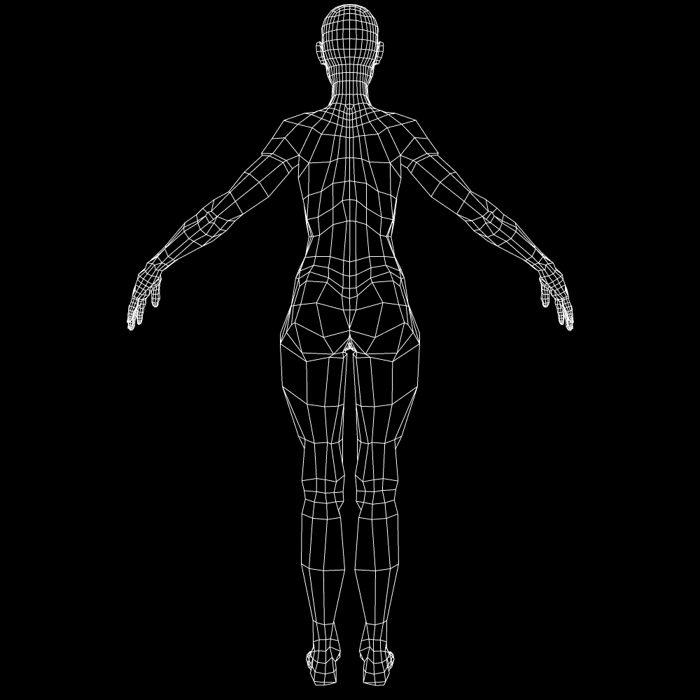 female base 3d obj