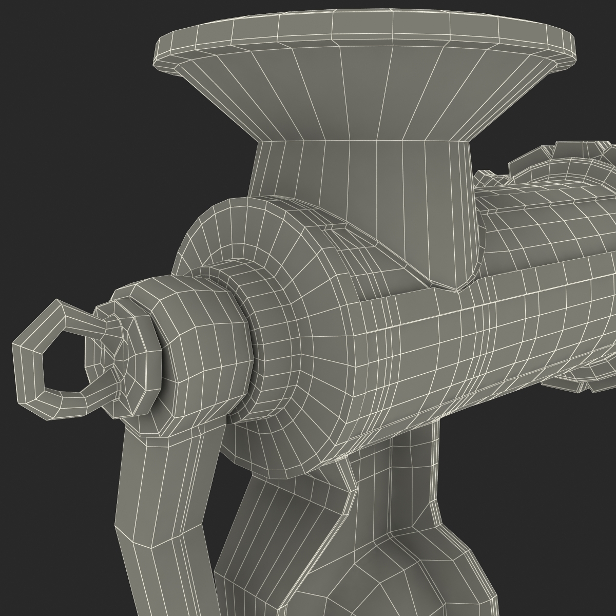 3d model manual meat grinder