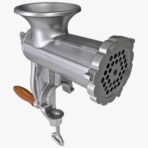 3d model manual meat grinder