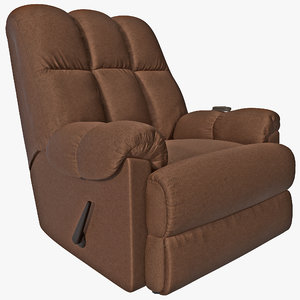 3ds max padded massage rocker recliner