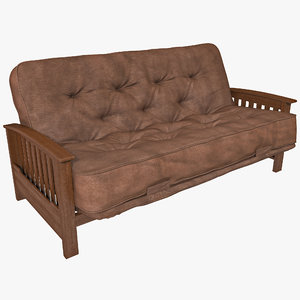 sofa futon 3d model