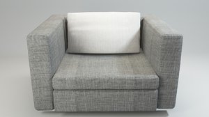 donghia arm chair 3d model