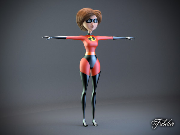 3d elastigirl pixar motion