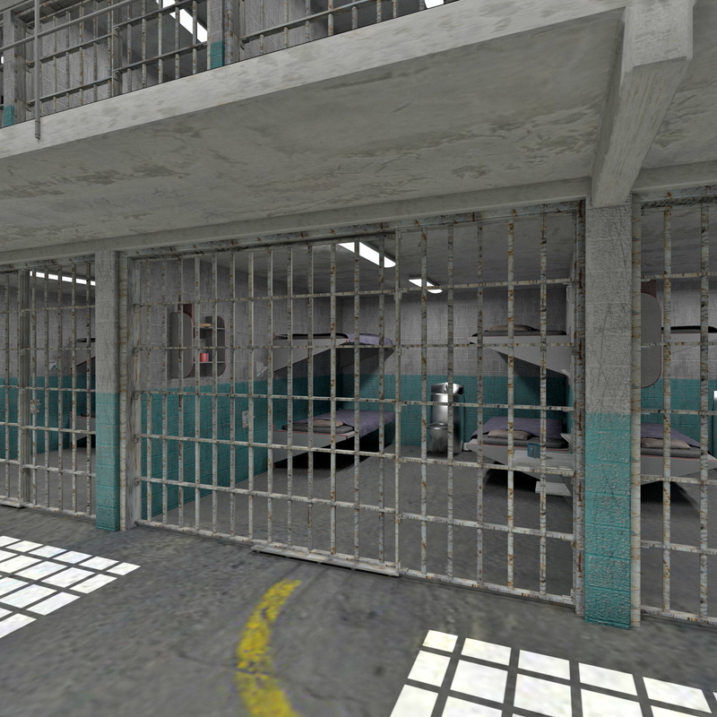 Max Prison Interior Scene