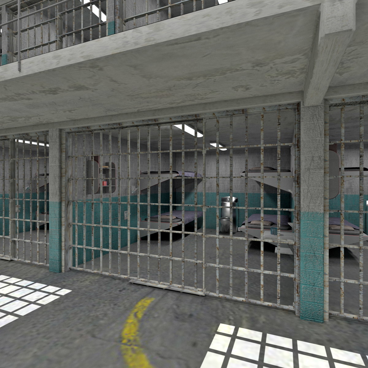 max prison interior scene