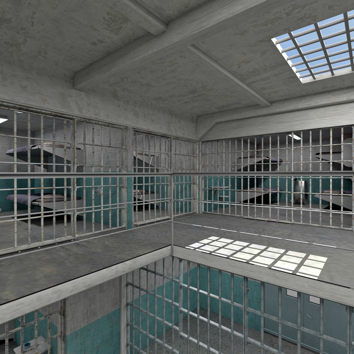 max prison interior scene