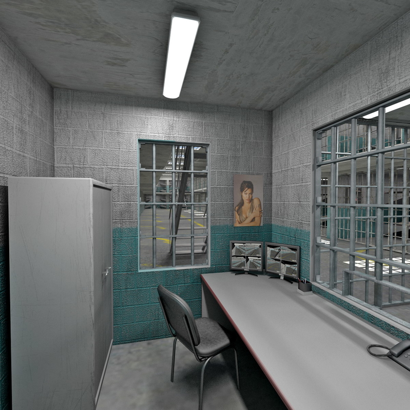 max prison interior scene