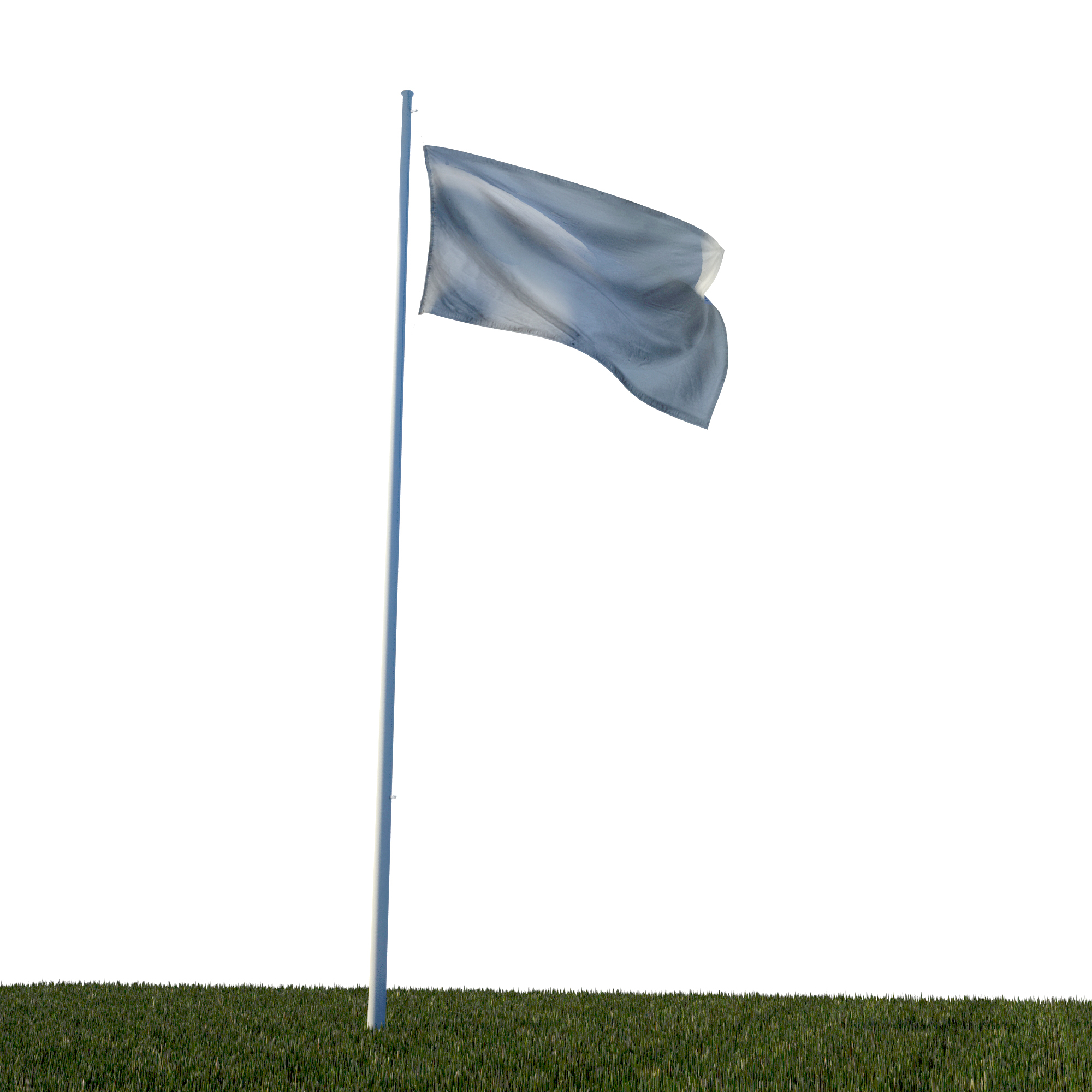 flag pole 3d model