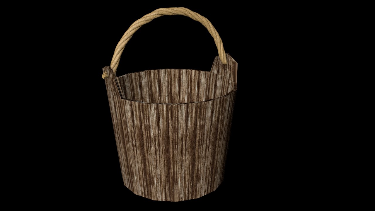 free bucket 3d model