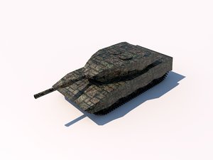 c4d leopard 2 battle tank