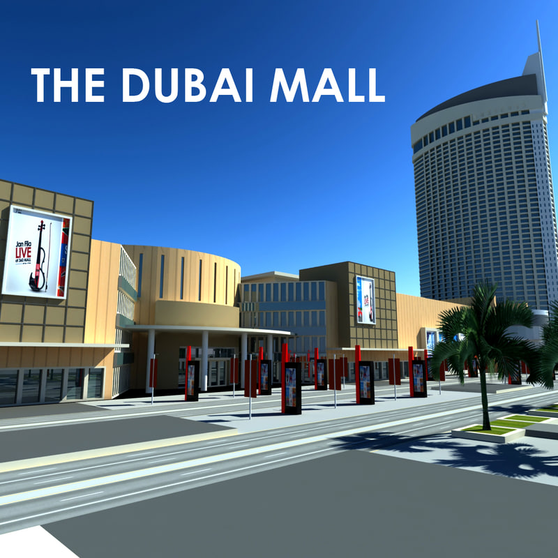 dubai mall 3d model