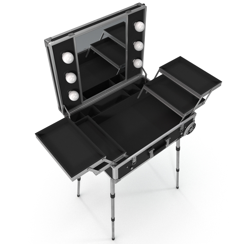 3d portable makeup stand model