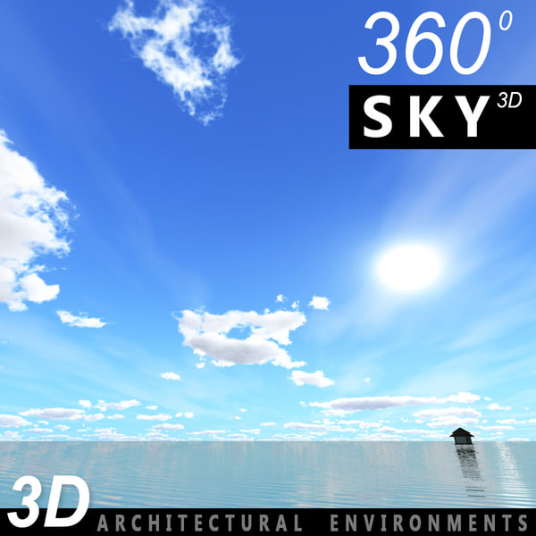 3d sky clouds