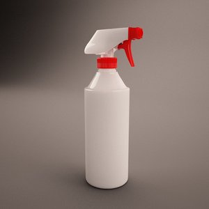 plastic spray bottle 3d 3ds