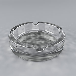 3dsmax glass ashtray