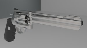 magnum revolver 3d model