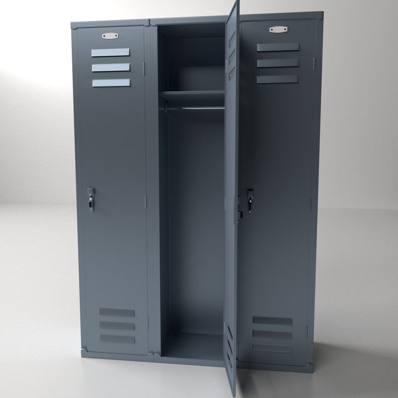 3d model locker lock