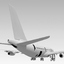 airbus a340-300 plane generic 3d model