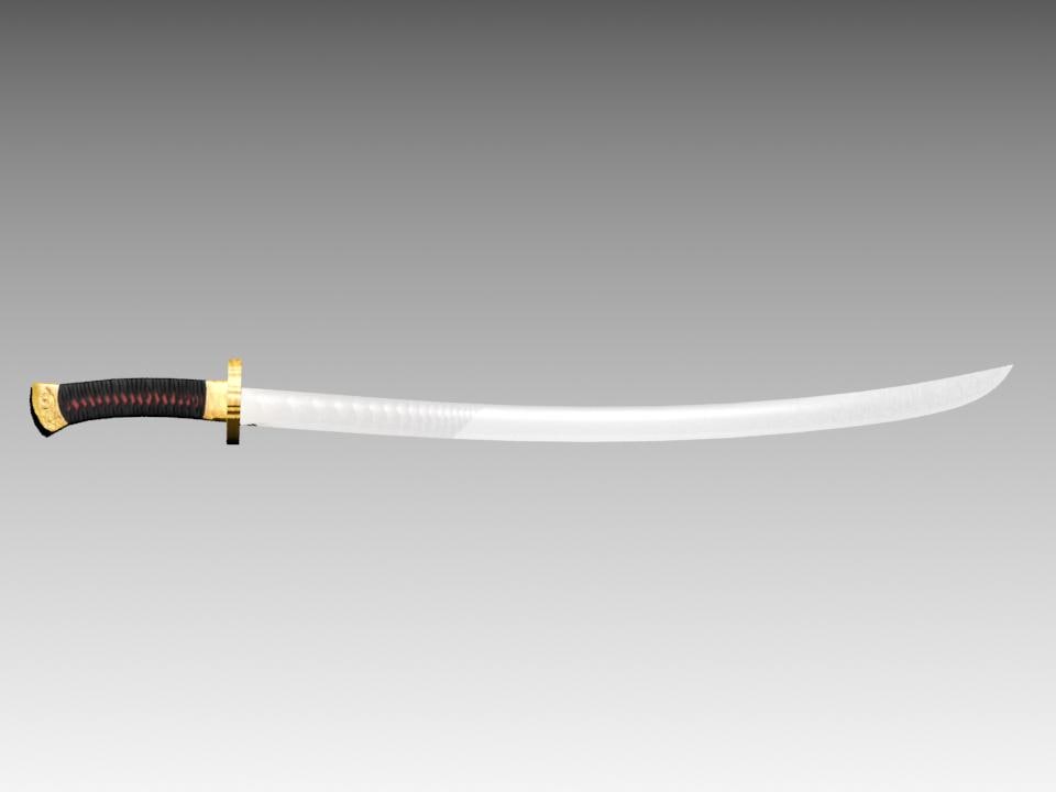 chinese sword 3d model