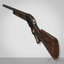 winchester 1887 shotguns gun 3d model