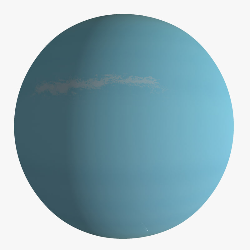 3d model of uranus planet