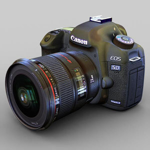 obj canon 5d digital camera