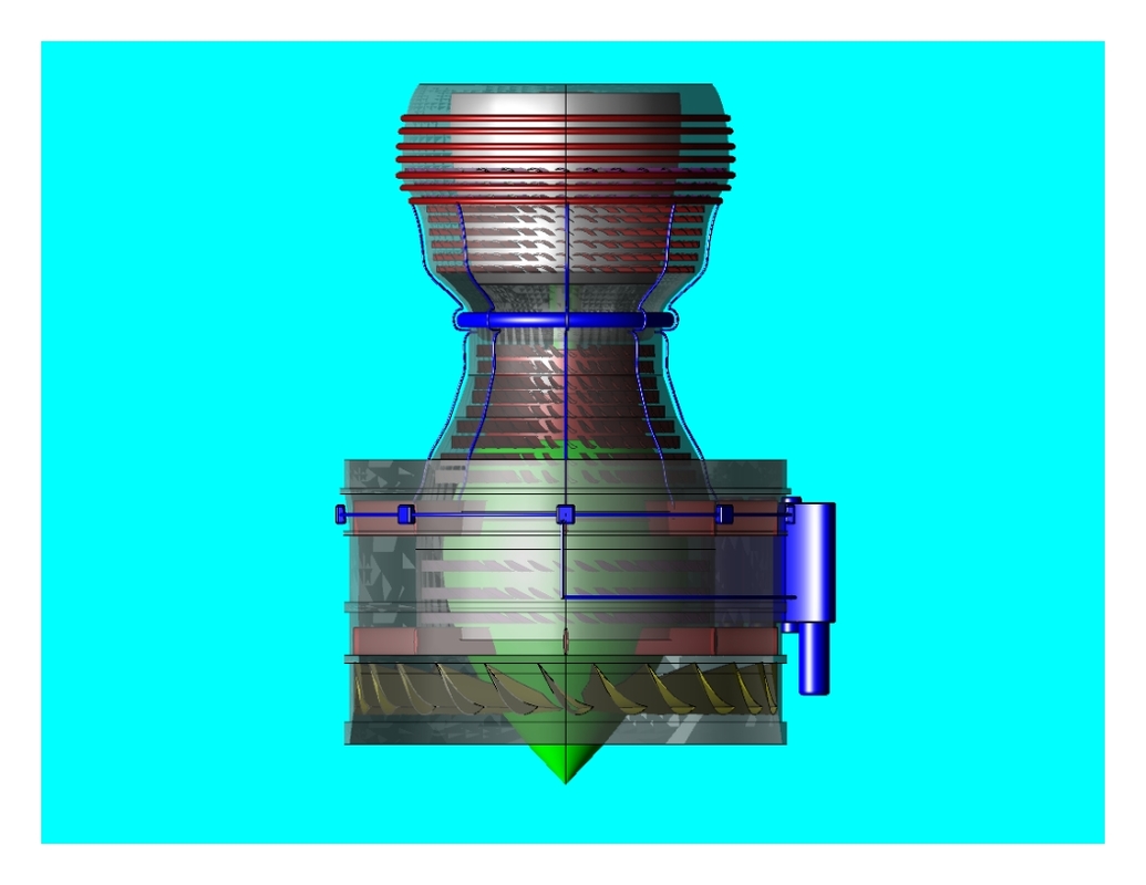 bypass ratio turbo fan 3d 3ds