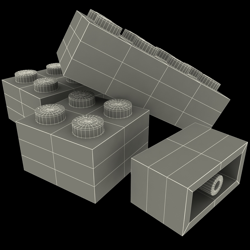 Lego Bricks 3d Model