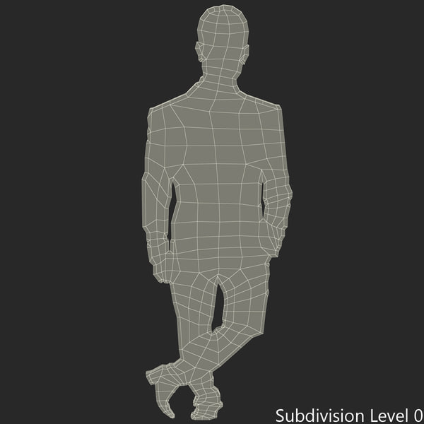 Man Silhouette 3d Model