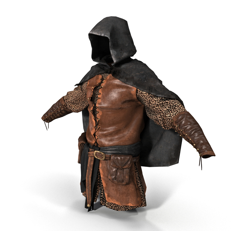 3ds max medieval clothes 2