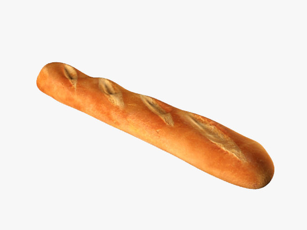 Baguette 3d Model