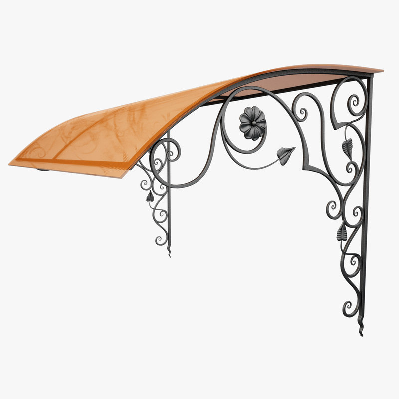 Wrought Iron Awning Max