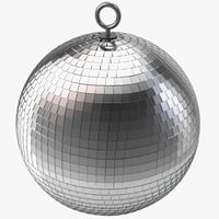 render disco ball 3d model