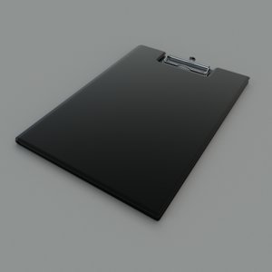 clipboard folder 3d model
