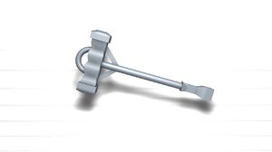 fantasy hammer paladin 3d model