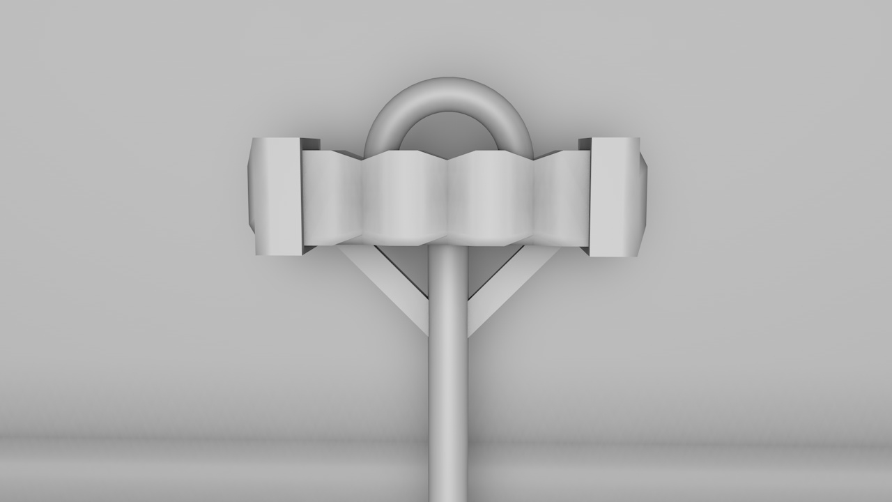 fantasy hammer paladin 3d model