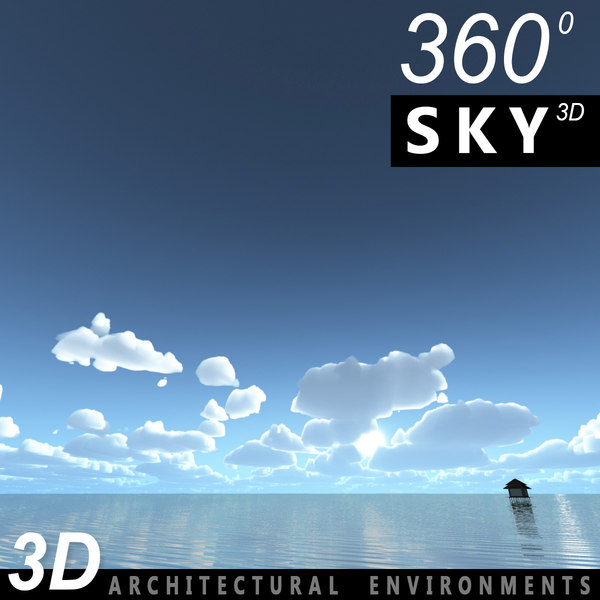 3d sky clouds