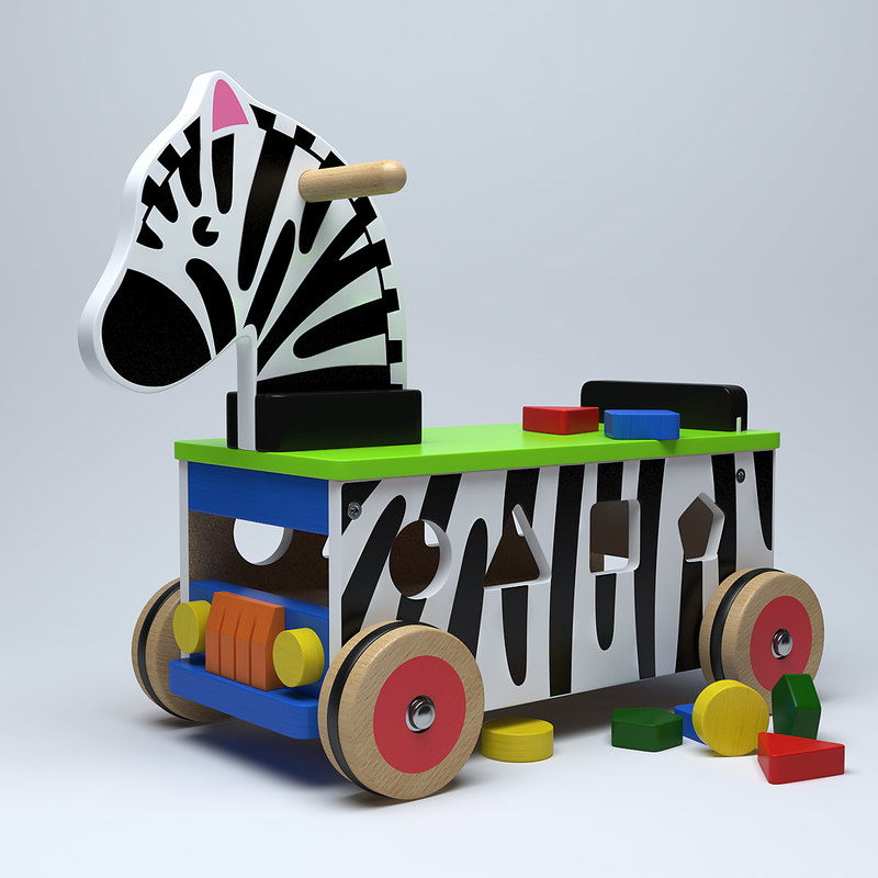 zebra ride on toy