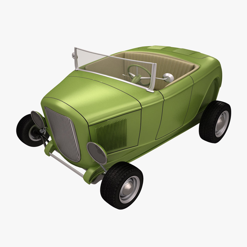 3ds max classic cartoon car