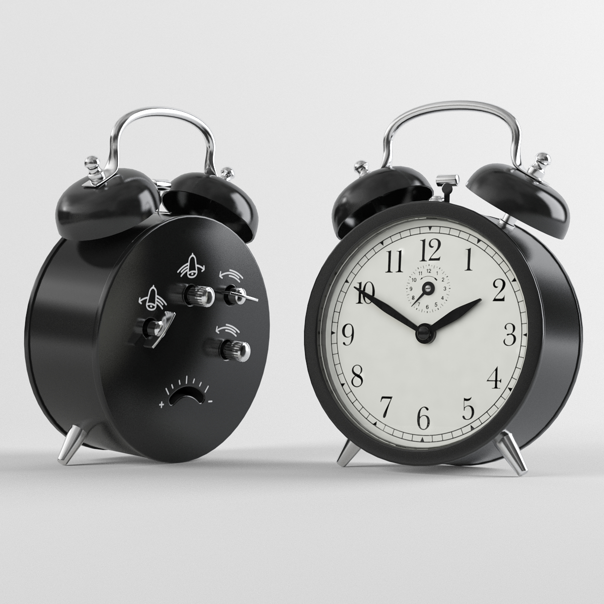 闹钟3d模型