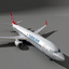3ds boeing 737-800 plane turkish