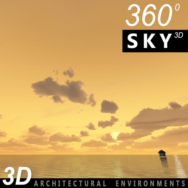 3d sky clouds