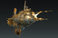 steampunk steam dieselpunk submarine 3d max