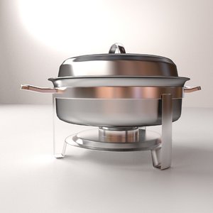 3d model chafing dish