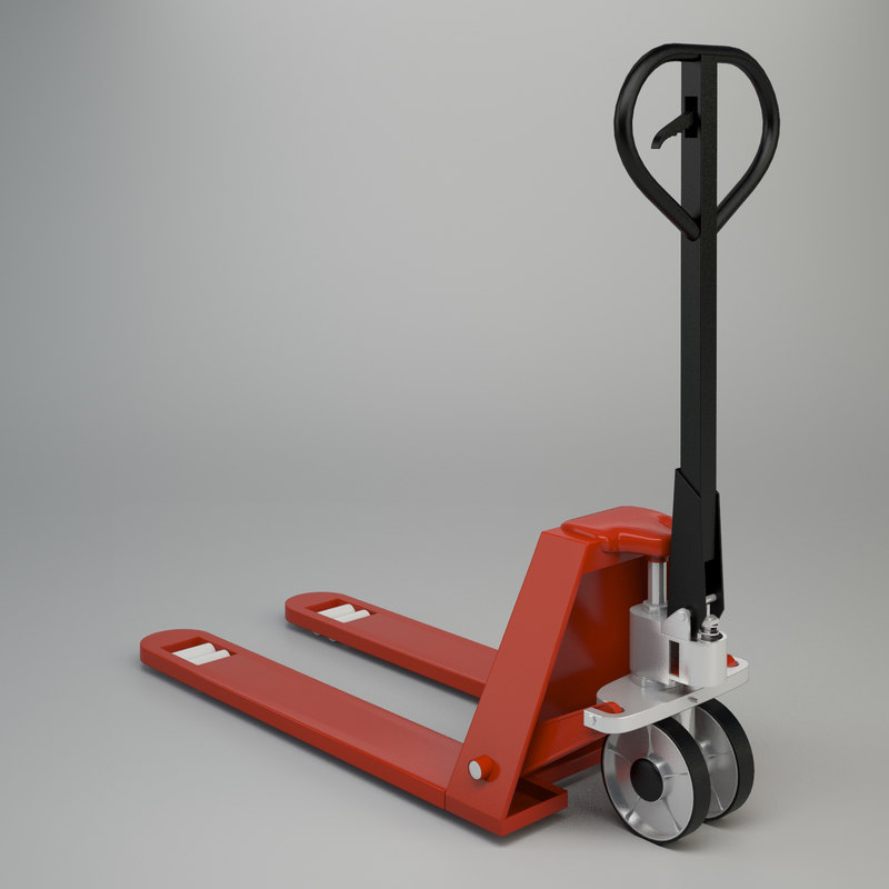 3d pallet truck industrial model