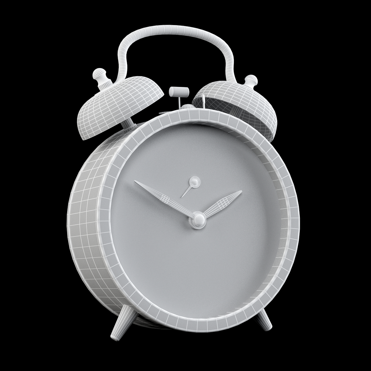 闹钟3d模型
