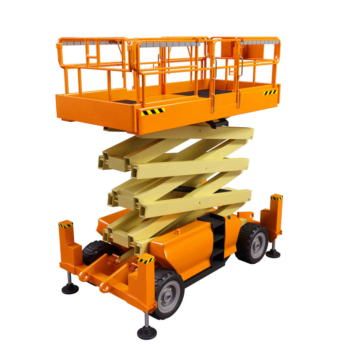 3d model scissor lift