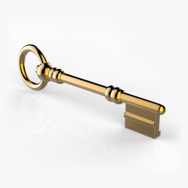 3d key model