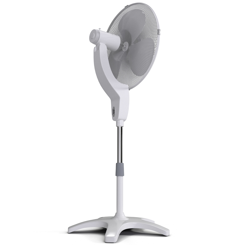 stand fan honeywell 3d model