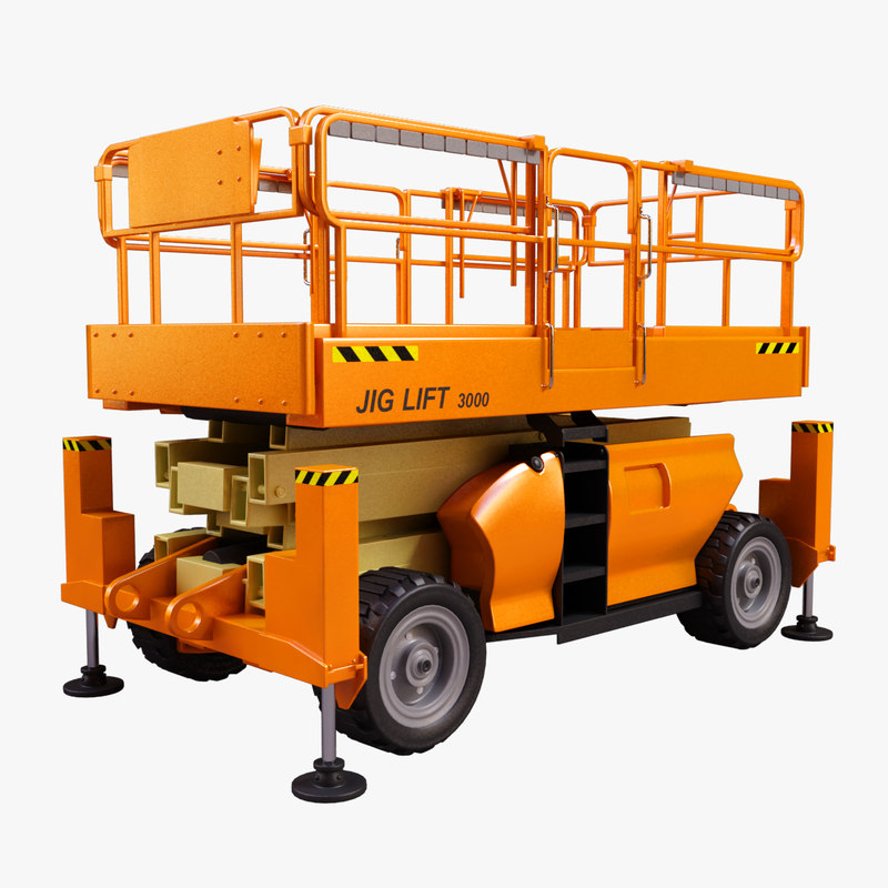 3d Model Scissor Lift